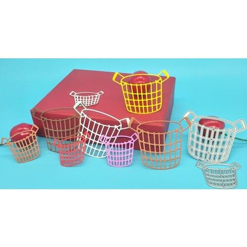 2 hollow metal cutting molds for vegetable basket photo albums, scrapbooks, photo album decorations, DIY handmade artworks