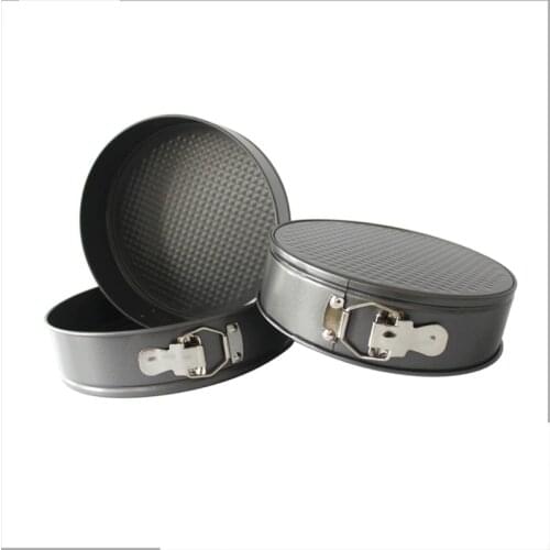 3Pc/ Set Carbon Steel Cakes Molds Metal Bake Mould Round Cake Baking Pan Removable Non-Stick Bottom Bakeware Cake Tool