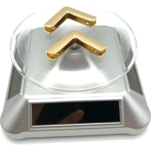 Decoration Accessory 26.58MM Light Gold Metal Corner Protector For Notebook/Handbag