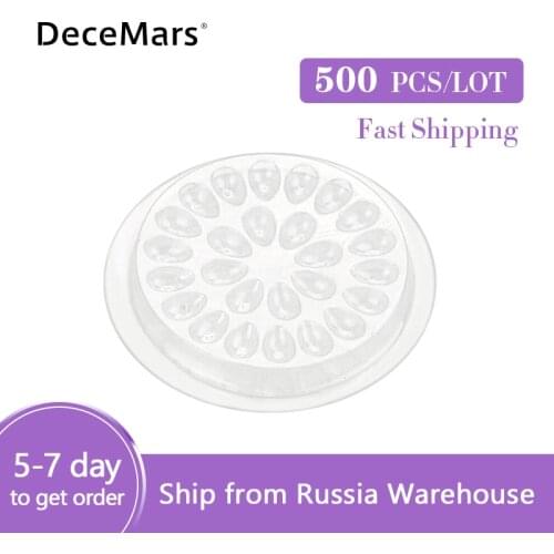 500pcs disposable Eyelash Glue holder Pallet For Eyelash Extension glue pads stand on eyelash plastic glue holder