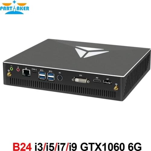 Gaming Desktop PC Intel Core i5-9400F i7-9700F i9-9900 GTX 1060 6G 2*DDR4 Mini Computer Windows 10 M.2 PCIE SSD 4K DP Video card