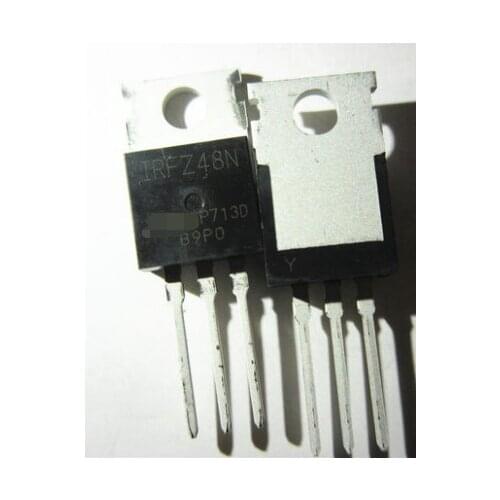 Qixinruite 10PCS/LOT imported original IRFZ48NPBF IRFZ48N TO-220 field effect transistor N ditch MOS tube 64A 55V 100% new