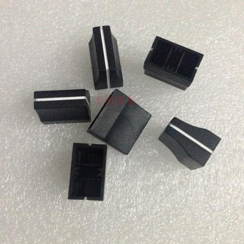 10pcs mixer stage fader cap straight slide potentiometer cap / knob putter cap handle width 8MM long 19MM high 18MM