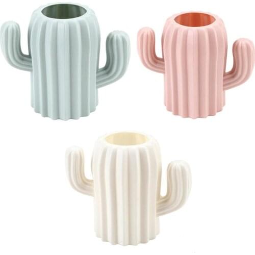 Creative Cactus Desktop Organizer Pen Holder Desktop Organizer School Office Pencil Holder Organizer Cute Desk Accessories Gift