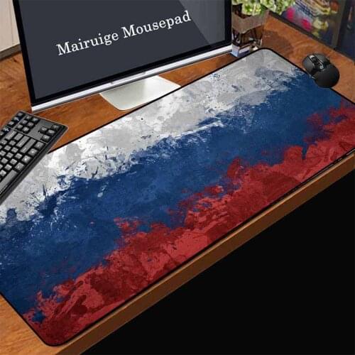 Mairuige Large Black Lock Mouse White Blue Red Graffiti Drawing Rubber Non-slip Speed Version Computer Game Keyboard Mat