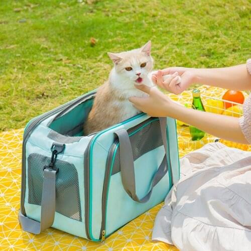 Multipurpose Pet Backpack Portable Cat Carriers Large-capacity Mesh Breathable Puppy Knapsack Cats Supplies