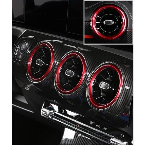 Instrument outlet strip For Mercedes w177 amg/classe a mercedes classe a w177 clase trims/a180 Mercedes a class w177 accessories