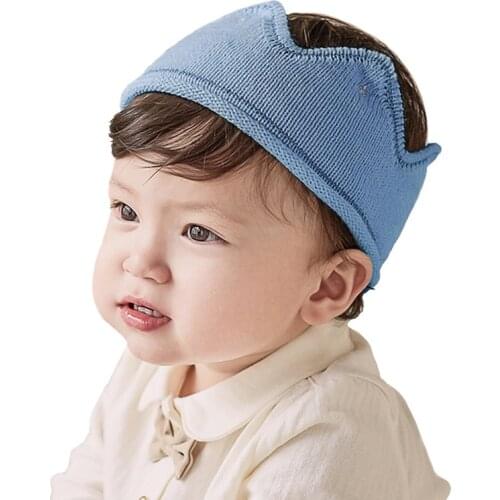 Newborn Toddler Infant Turban Headbands Hat Babes Cap For Baby Cute Knitting Crown Bandanas Headwrap Baby Hair Band Accessories