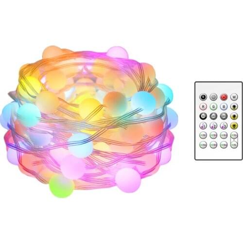 Tuya RGB LED Strip Light IP65 WaterProof WiFi Smart Globe Fairy Lights Work With Alexa Google Home Remote Control LED Strip