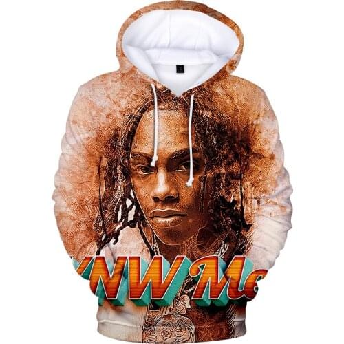 Explosive YNW Melly 3D Hoodies sweatshirts 3D Spring/Autumn Boys/girls Hoodies casual Funny hooded xxs-4xl Men/women Clothes