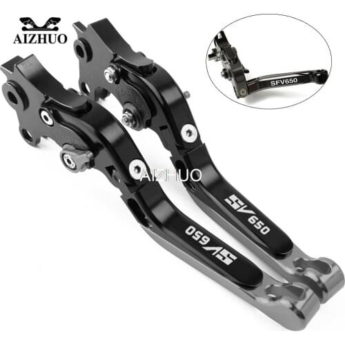 Motorcycle Brake Clutch Lever Extendable Adjustable For Suzuki SV650 SV 650 SV650S 1999-2009 2000 2001 2002 2003 2004 2005 2006