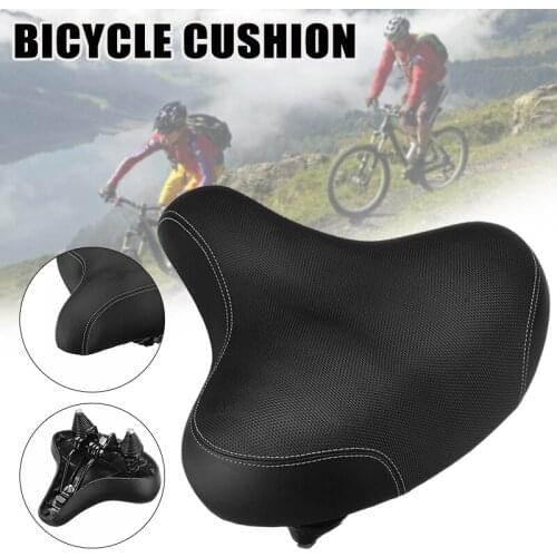 Bike Seat Oversized Bicycle Saddle Most Comfortable Replacement Bicycle Saddle Wide Soft Padded Bike Saddle For Bike H88F