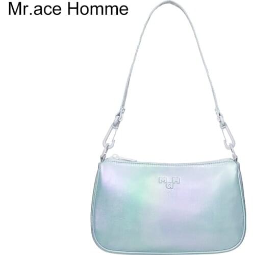 MAH Laser Color Shoulder Bag WOMEN Original Design Cute MESSENGER CROSSBODY BAG FOR GIRL Kawaii WATERPROOF College