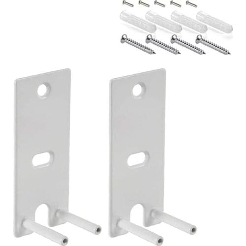 1 Pair Of Wall Mount Bracket for Omnijewel Lifestyle 650 Home System,Speakers Wall Mount Brackets Replacement,White