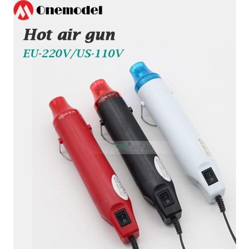 1pcs 110V/220V electric Soft Ceramic Hot Air Gun/Heat Gun with supporting seat DIY tool heat gun/DIY welding heat shrink tool