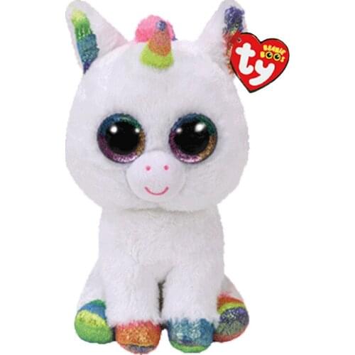 15CM Ty Beanie Pixy Pegasus Athena The Unicorn Kawaii Cute Plush Animal Stuffed Doll Kids Toys Babies Birthday Gift for Children