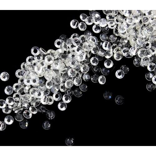 3mm 4mm 5mm Super Shiny Clear Color Crystal Flatback Rhinestones Glitter DIY 3D Nail Art Decorations