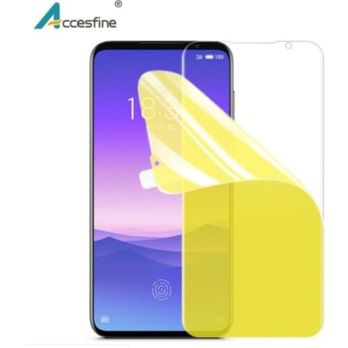 3D Soft Protective Film For Meizu 16 Plus 16X Screen Protector for meizu 16th Plus 16S Nano Hydrogel Film Not Glass