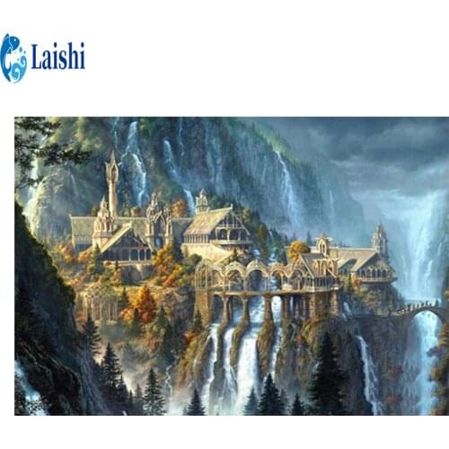 5D DIY Diamond Painting Forest castle Diamond Painting Diamond Embroidery Cross Stitch Diamond Embroidery New Handicrafts