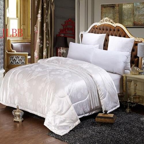 White Jacquard Quilts summer throw duvet 1pc bed cover European style patchwork quilts thin comforter throw blankets 1pc Luxury