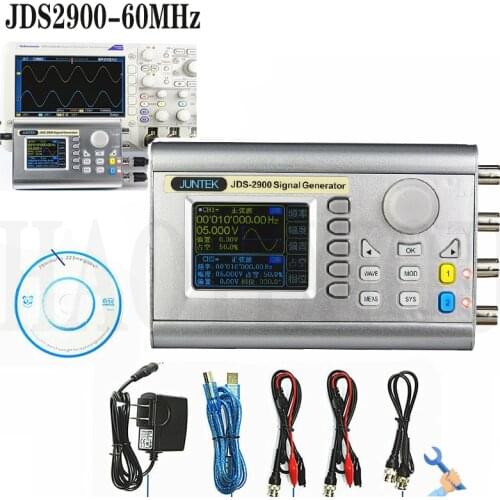 Digital Dual channel DDS Signal Generator Counter Arbitrary Waveform Pulse Signal Generator Frequency Meter JDS2900 60MHz