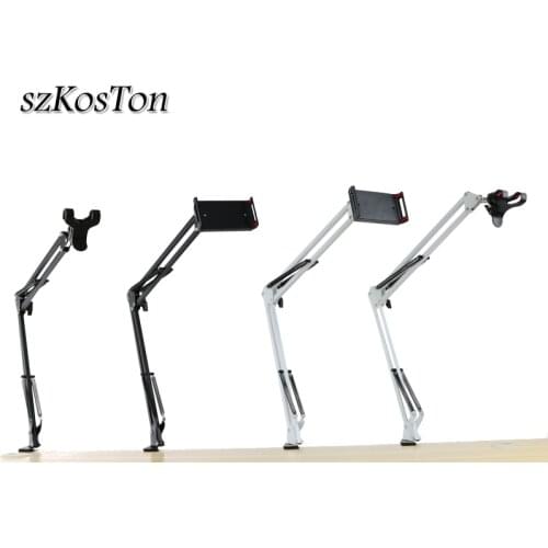 Long Arm Tablet Holder Phone Stand For iPad Air Mini Samsung Xiaomi Desk Bed Lazy Phone Tablet Clip Bracket 360 Degree Mount Sup