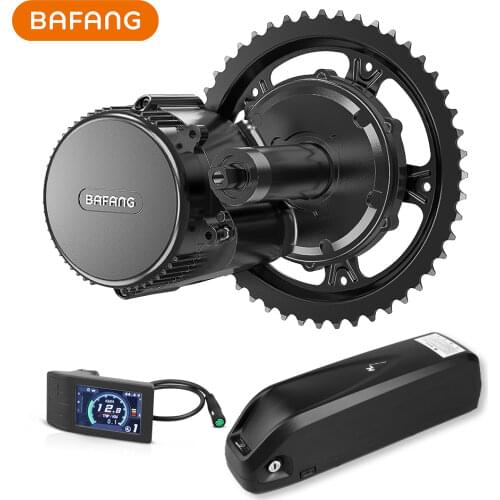 Bafang MM340.250 BBS01B Mid Drive Motor 36V 250W Electric Bike Conversion Engine Kit with 17.5Ah Bicycle Battery Samsung Cells