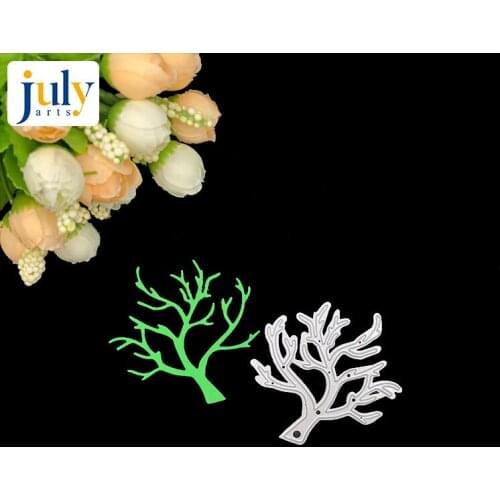 Julyarts Scrapbooking Metal For Card Tree Frame Metal Embossing Cutting Dies Stencils for Photo Album Blade Punch Stencils Dies