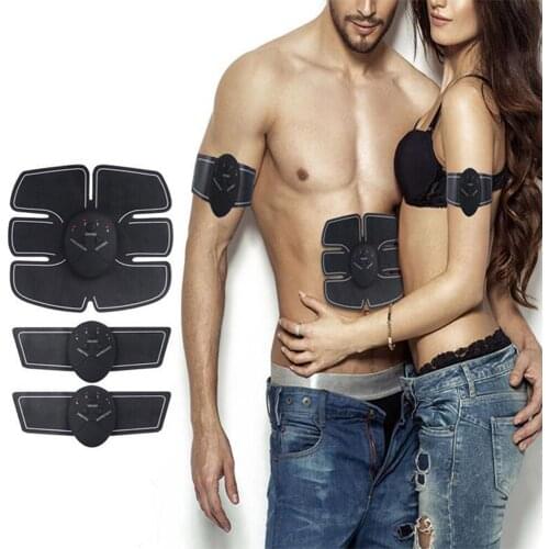 Muscle Massager Training Body Shape Fitness Set ABS Six Pad Abdominal electric muscle stimulator Massager Sticker Abdominalizer