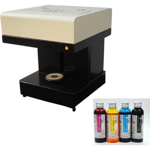 Single & Colorful Printing Cofee Printer & Desk-top Inkjet Foods Printer with edible ink include