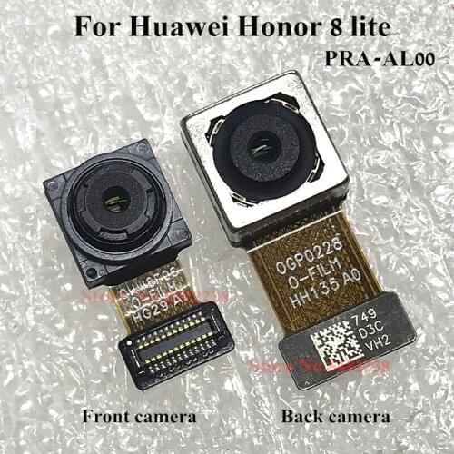 Original Rear Back Camera Flex cable For Huawei Honor 8 lite PRA-AL00 Front Rear Built-in Camera connector module Replacement