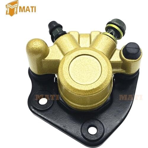 Front Rear Brake Caliper with Pads for Kawasaki Tecate 250 KXT250 1984-1987 43041-1222 43041-1191 43041-1044