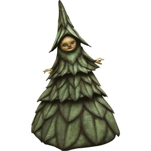 Nightmare Witch Resin Statue Ornaments Handicraft Witch Figurine Sculpture for Home Yard Garden Decor