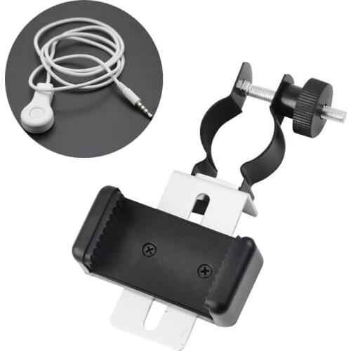 Universal Mobile Cell Phone Adapter Clip Bracket Mount Holder for Spotting Scopes Telescope Microscope Accessories