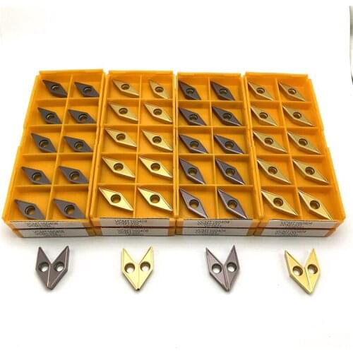 VCMT160404 VCMT160408 MA UE6020 VP15TF External Turning Tools Carbide insert metal lathe tools CNC turning insert Cutting tool