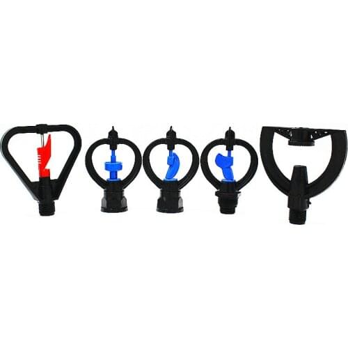 1PC 1/2" 3/4"Plastic Butterfly Rotary Sprinkler Garden Watering Nozzler Lawn Irrigation Fittings