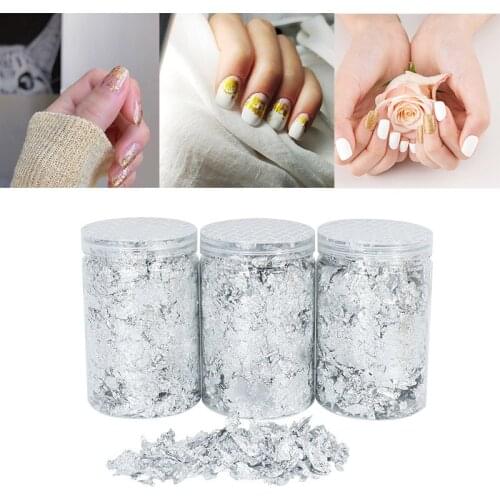 1pc Glitter DIY Nail Art Makeup Decoration Broken Gold Foil Paper Resin Mold Decoration Art Imitation Gold Foil Party Decoration