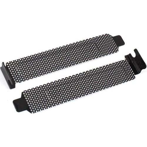 10 Pcs Hard Steel Dust Filter Blanking Plate PCI Slot Cover w Screws