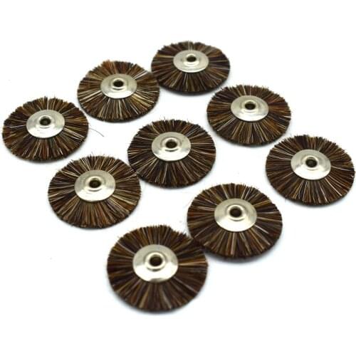 50pcs 22mm Soft Hair Wheel Brush Jewelry Abrasive Brushes Dremel Accessories