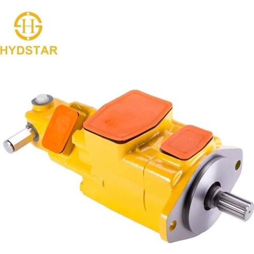 6E6666 Implement,Steering,Pilot,Braking 3 Stage Vane Pump for Loader 966F