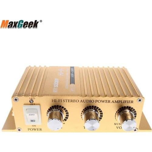 SON8251B Car HIFI Stereo Power Amplifier 180W+180W DC12V Audio MP3 Player