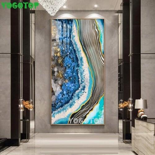 Large 5d diy Diamond Painting Full Drill Diamond Embroidery Handmade Wall Decor Mosaic,Abstract Wave Fantasy Background YY5044
