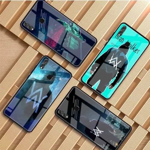 Alan Walker Faded DIY Luxury Tempered Glass Phone Case For Huawei P20 P30 P40 Lite PRO Mate 20 30 Lite Pro Cover shell