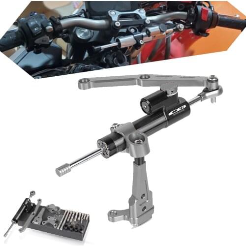 For HONDA CB650R CB650 R CB 650 R 2019 2020 CNC Aluminum Adjustable Motorcycles Steering Stabilize Damper Bracket Mount Kit