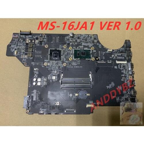 MS-16JA1 VER 1.0 FOR MSI PL62 (7TH GEN) MS-16JA MS-179A PL72 Mainboard WITH I5 I7 CPU AND GTX1050M TESED OK