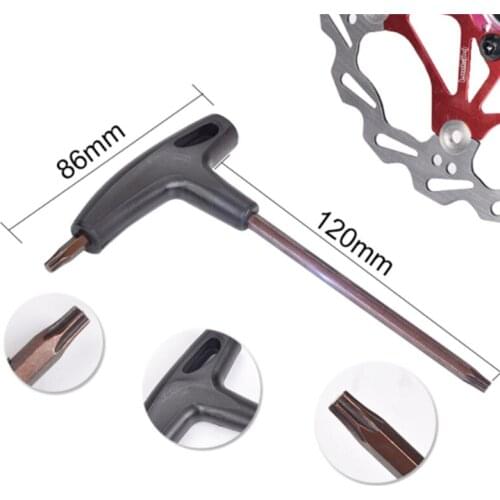 T25 Handle Torx Wrench Mountain Bike Disc Brake Screw Installation And Removal Wrench Bicycle Tool