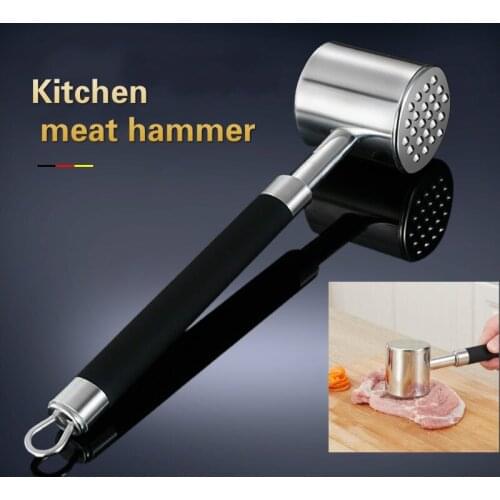 Kitchen household meat hammer 304 stainless steel steak meat hammer pork chop hammer loose meat hammer