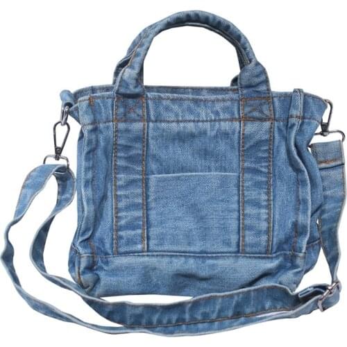 New Denim tote shoulder bag bolso verano small jeans crossbody bags for women handbags torebka listonoszka sac bandoulière femme