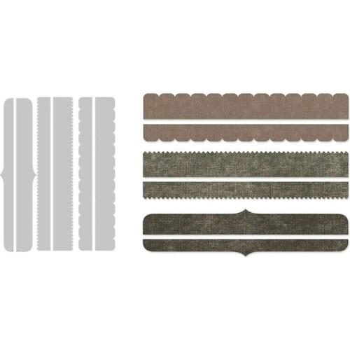 New Decorative Trims Line Metal Cutting Dies Scrapbook Diary Decoration Stencil Embossing Template DIY Greeting Card Handmade