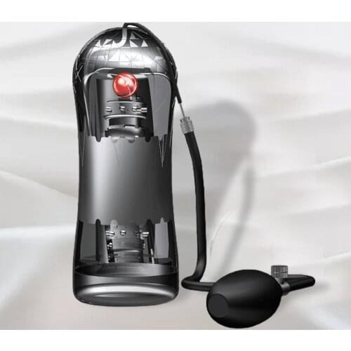 OLO USB Rechargeable Penis Pump Male Masturbator Vacuum Suction Vibrator Penis Massager Glans Stimulator Pussy Sex Toys